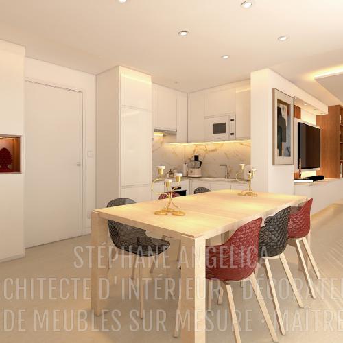 PROJET APPARTEMENT DE 77,52 M² - AGENCEMENT SUR MESURE ET DÉCORATION : APRÈS