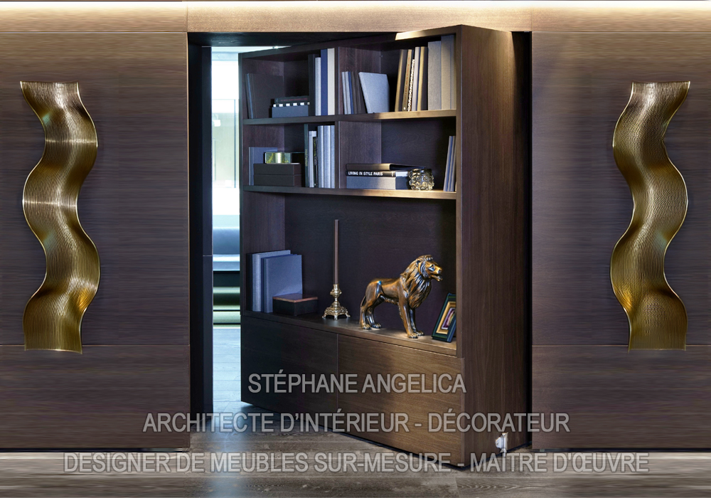 Meuble passage secret sur mesure