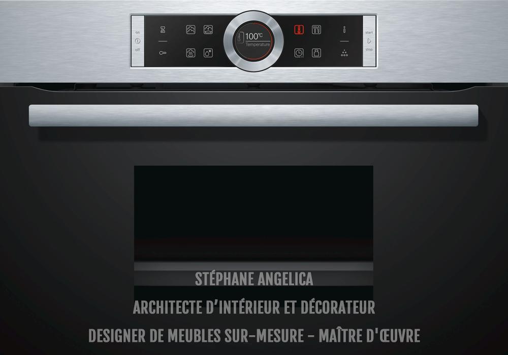 Four vapeur encastrable de cuisine sur-mesure