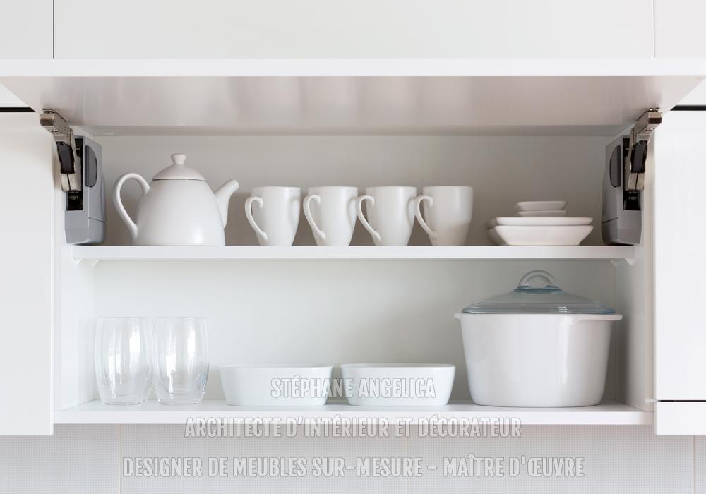 Meuble haut de cuisine sur-mesure VEFA Meuble haut de cuisine sur-mesure VEFA