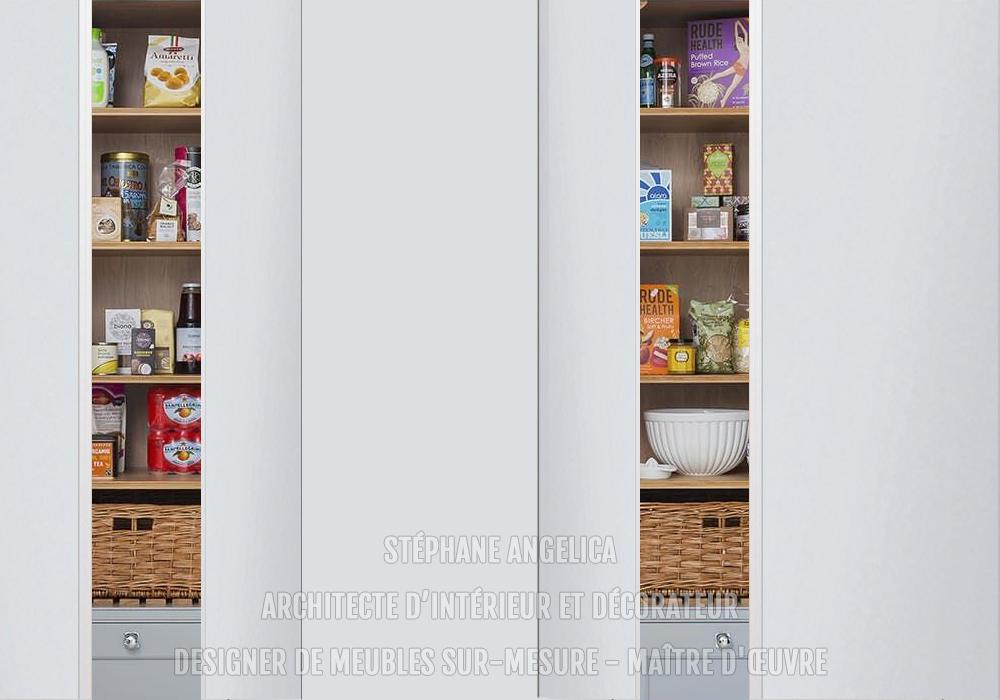 Meuble rangement de cuisine sur-mesure VEFA Meuble rangement de cuisine sur-mesure VEFA