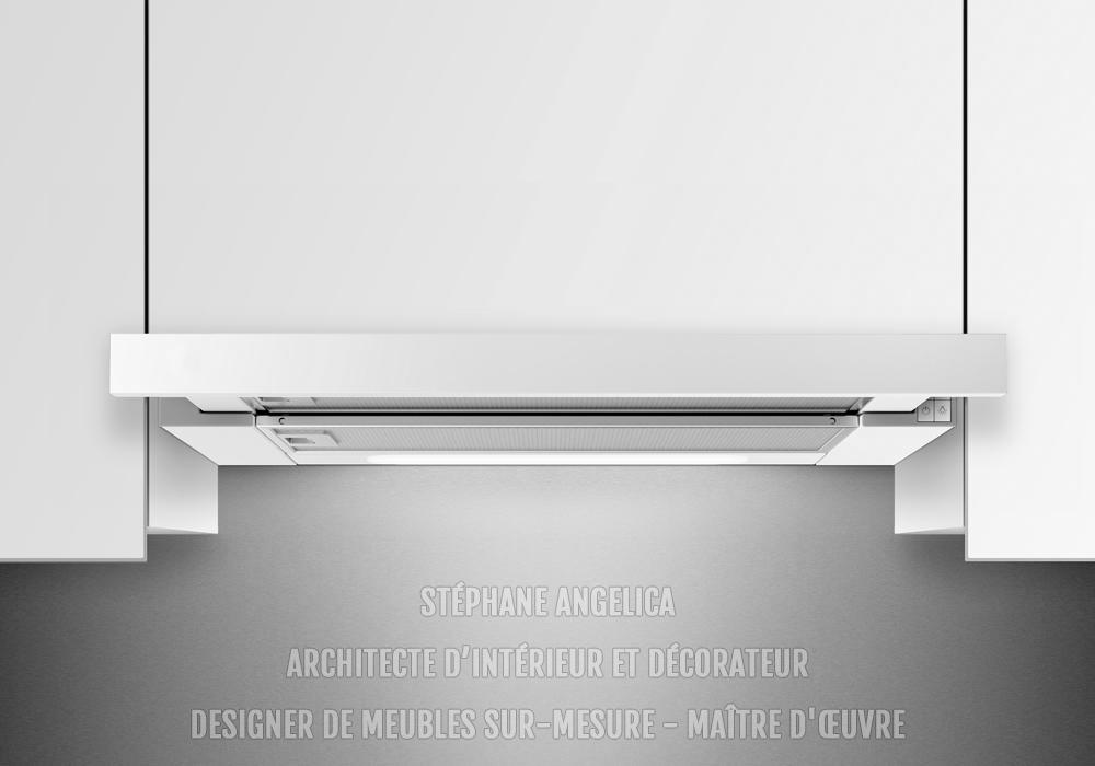 Meuble hotte de cuisine sur-mesure VEFA Meuble hotte de cuisine sur-mesure VEFA