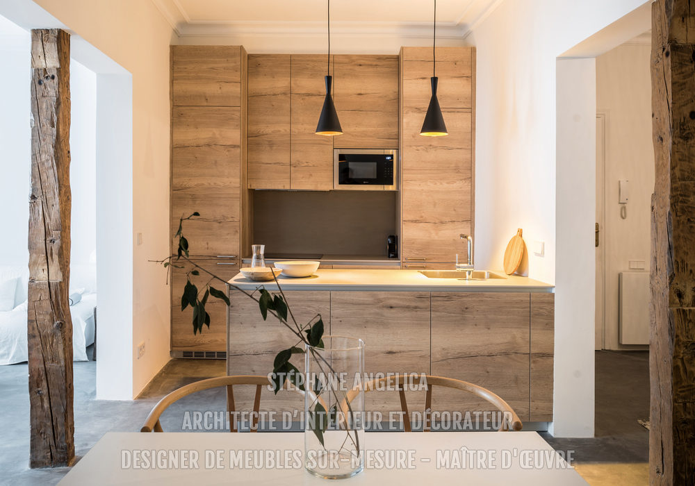 Cuisine rustique pour appartement et maison en VEFA Cuisine rustique pour appartement et maison en VEFA