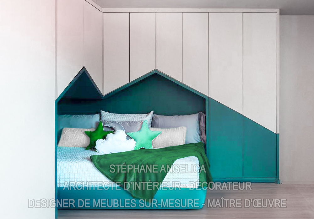 Meuble chambre d'enfant sur mesure