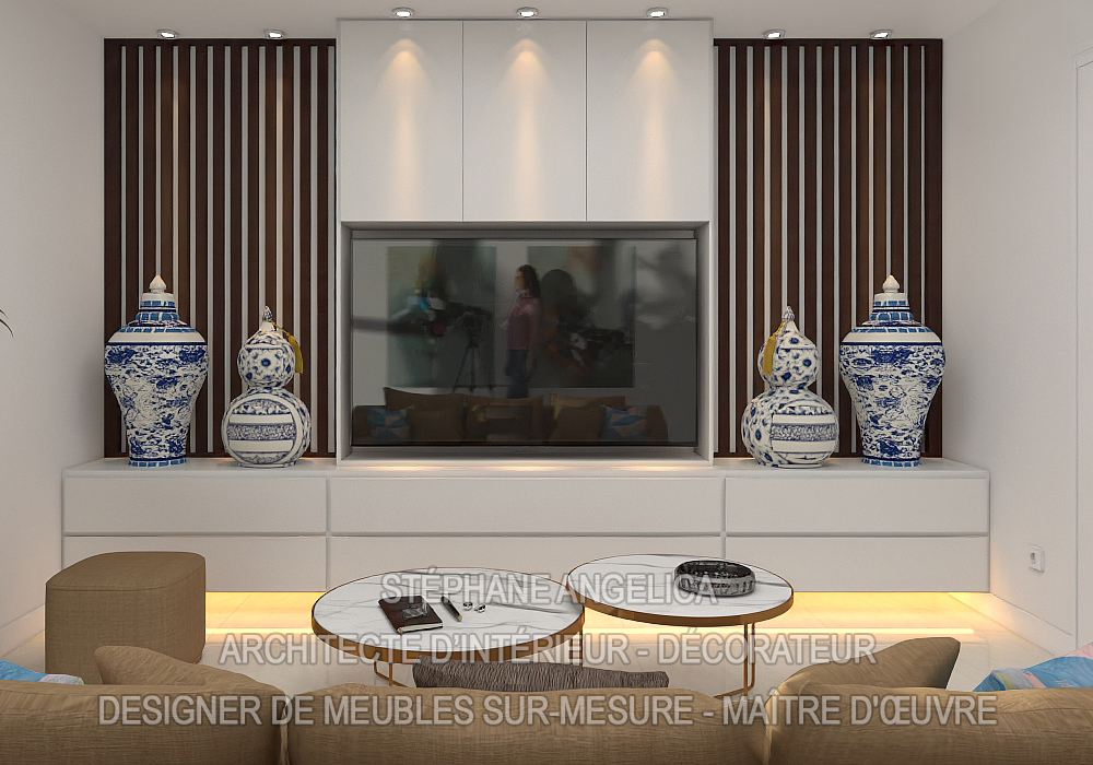 Meuble tv hifi sur mesure