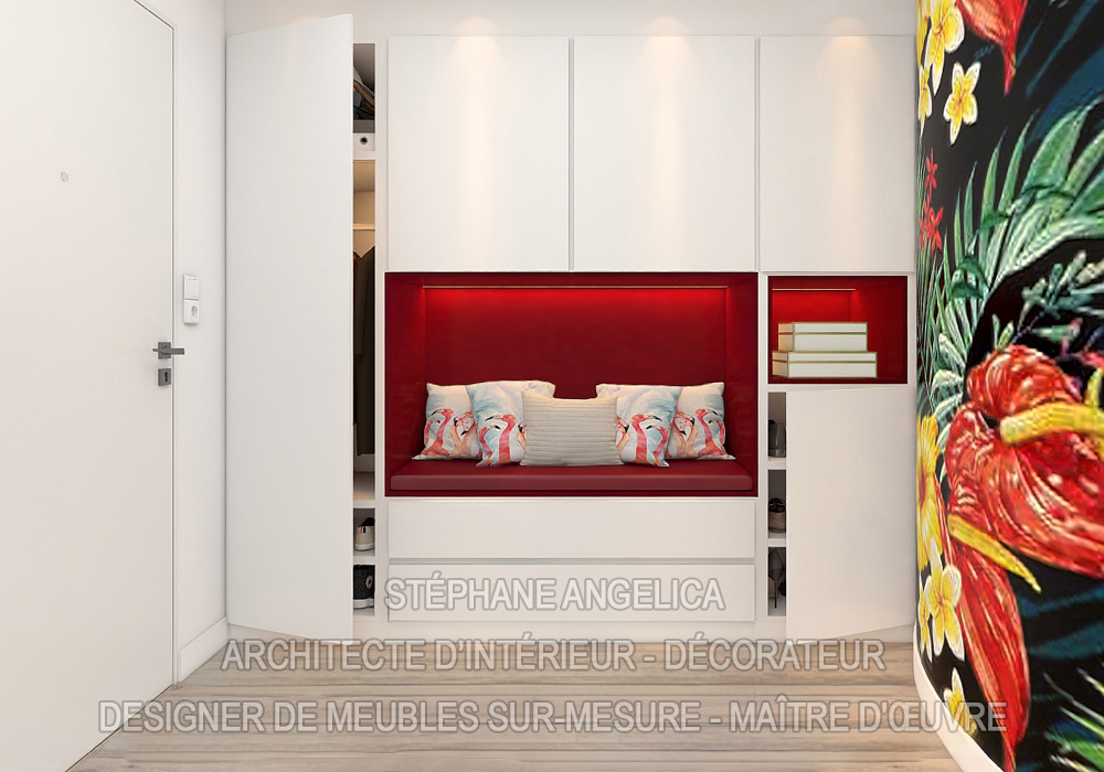 Meuble d'entrée sur mesure