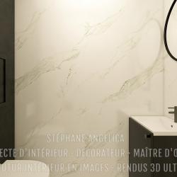 PIÈCE WC : APPARTEMENT VEFA EN RENDUS 3D ULTRA HD