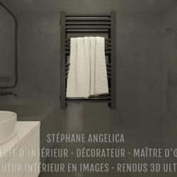 SALLE D'EAU DES ENFANTS SUR-MESURE : APPARTEMENT VEFA EN RENDUS 3D ULTRA HD